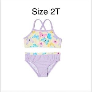 2T Baby & Toddler Girls Butterfly Swimsuit k